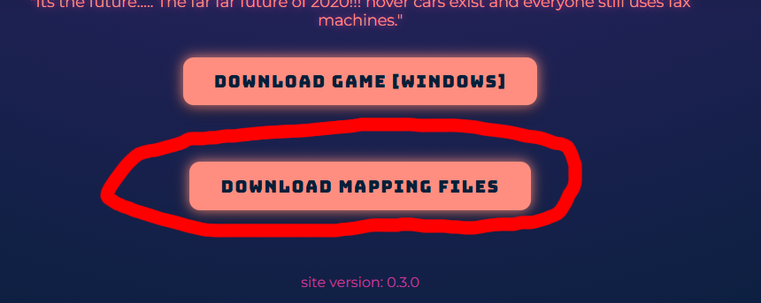 Mapping files download screenshot
