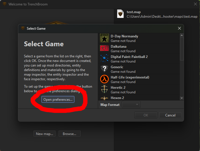 Preferences screenshot